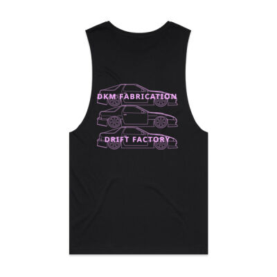 Mazda FC RX7 [Pink Print] - Mens Barnard Tank Thumbnail