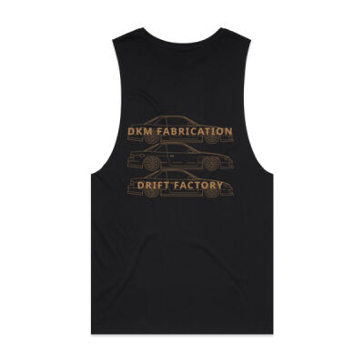 Nissan S13 Silvia [Tan Print] - Mens Barnard Tank Thumbnail