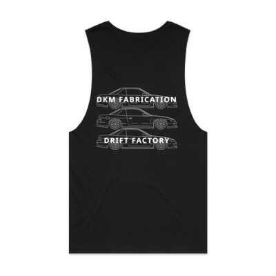 Nissan S13 Silvia [White Print] - Mens Barnard Tank Thumbnail