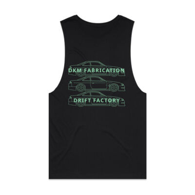 Nissan S14 Silvia [Teal Print] - Mens Barnard Tank Thumbnail