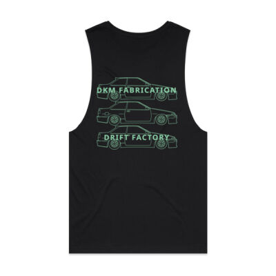 AE86 Trueno Notch [Teal Print] - Mens Barnard Tank Thumbnail