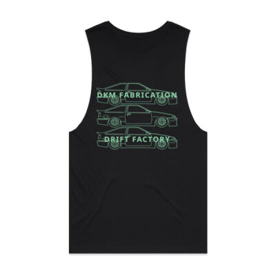 AE86 Trueno Hatch [Teal Print] - Mens Barnard Tank Thumbnail