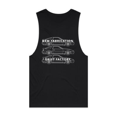 Toyota A70 Supra (White Print) - Mens Barnard Tank Thumbnail