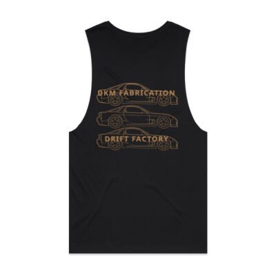 Mazda FD RX7 (Tan Print) - Mens Barnard Tank Thumbnail